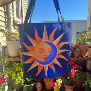 Celestial tote bag
