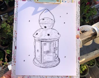 Lantern Matte Art Print