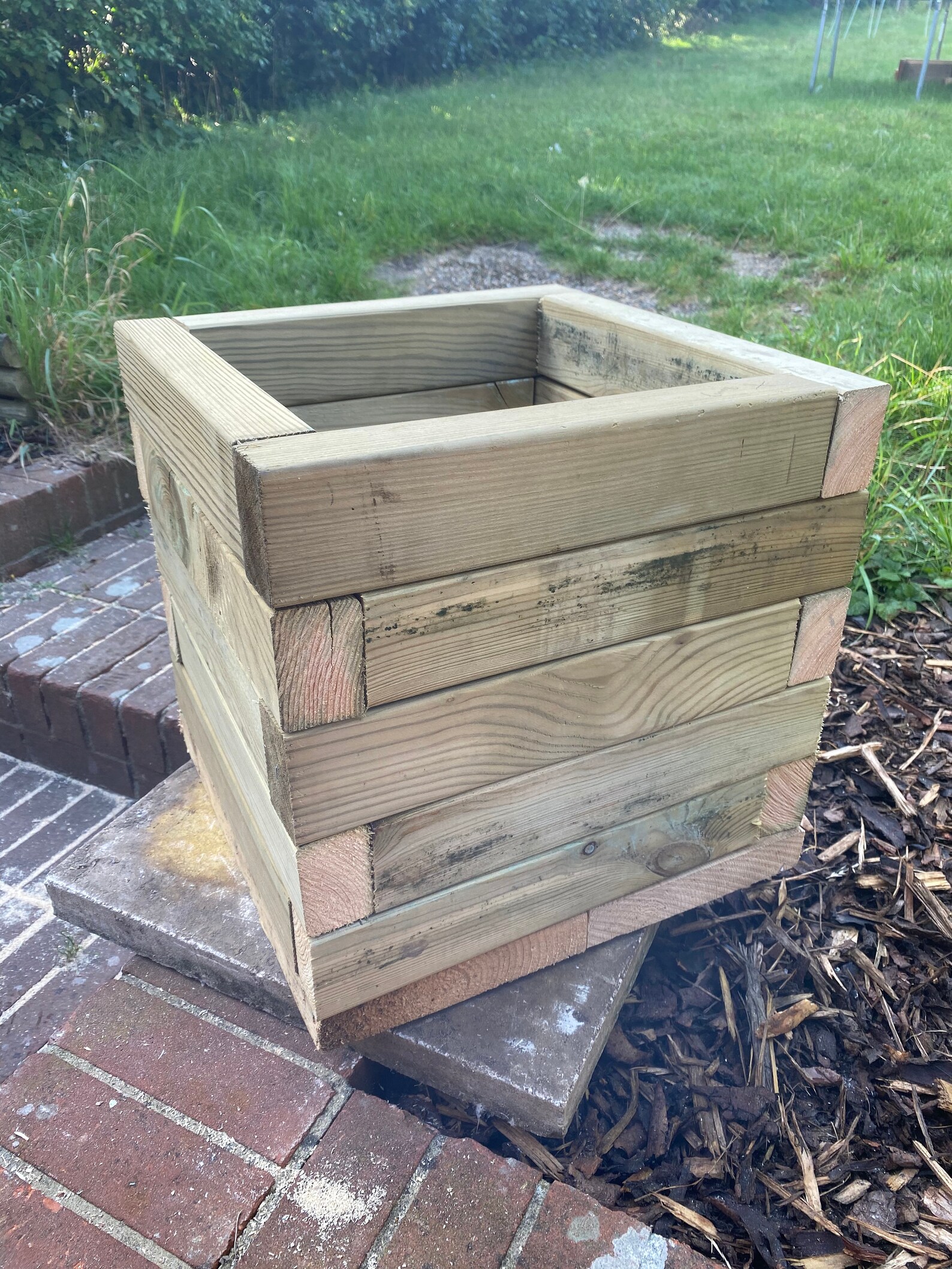 Square garden planter box Etsy