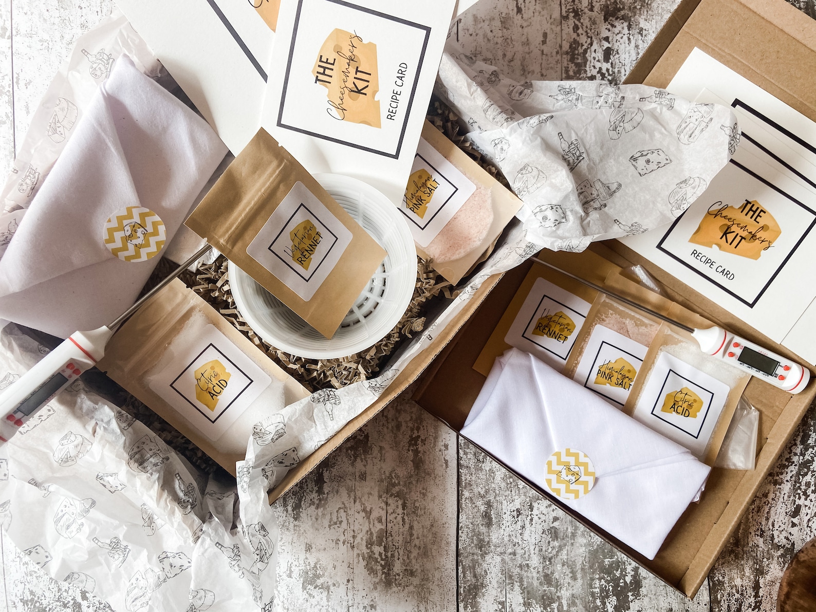 The Edinburgh Cheesemaking Co. Make Your Own Cheese Kit 3 Etsy UK