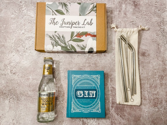The Juniper Lab Craft Gin Making Kit DIY Make Your Own Gin - Etsy Italia