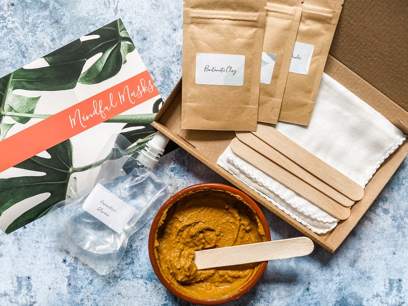 Vegan DIY Face Mask Kit 100 Natural Eco Skin Care Gift Etsy