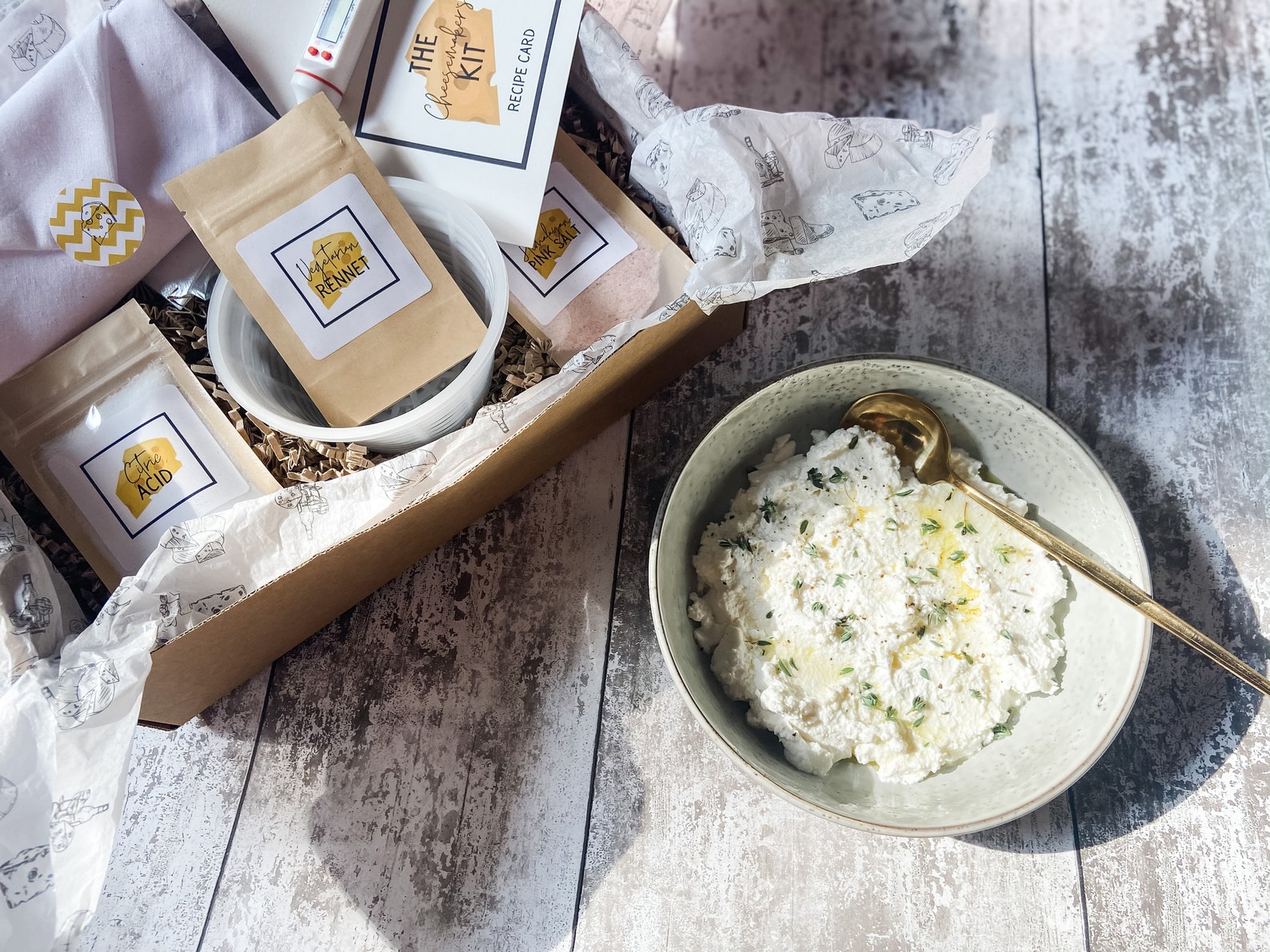 The Edinburgh Cheesemaking Co. Make Your Own Cheese Kit 3 Etsy UK