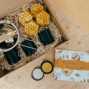 Make Your Own Beeswax Candle Kit | DIY Candlemaking | Craft Gift