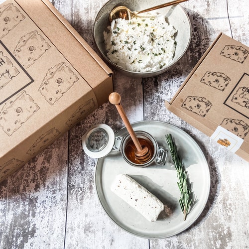 Make Your Own Cheese Cheesemaking Kit for Beginners Cheese Etsy UK