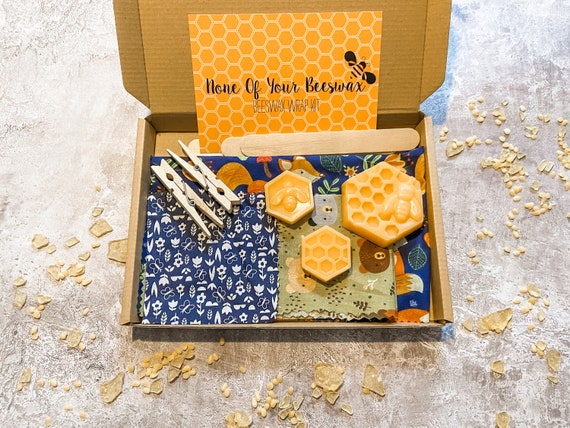 DIY Beeswax Wrap Kit Make Your Own Set of Beeswax Food Wraps 