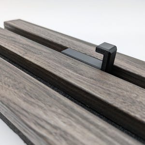 Acoustic Panel Hook – No-Drill Rapid Installation for wooden slat walls