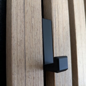 Acoustic Panel Hook – No-Drill Rapid Click Installation for wooden slat walls