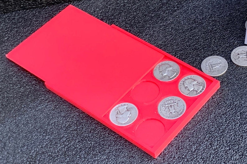 3d Printed Coin Holder Display Collection Etsy