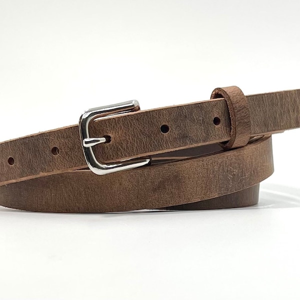 Vintage Leather Belt - Etsy