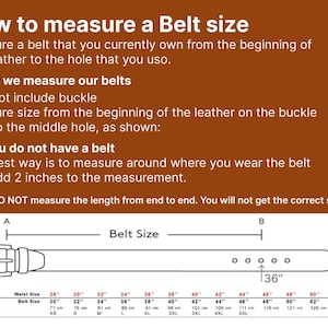 How to measure a Belt size