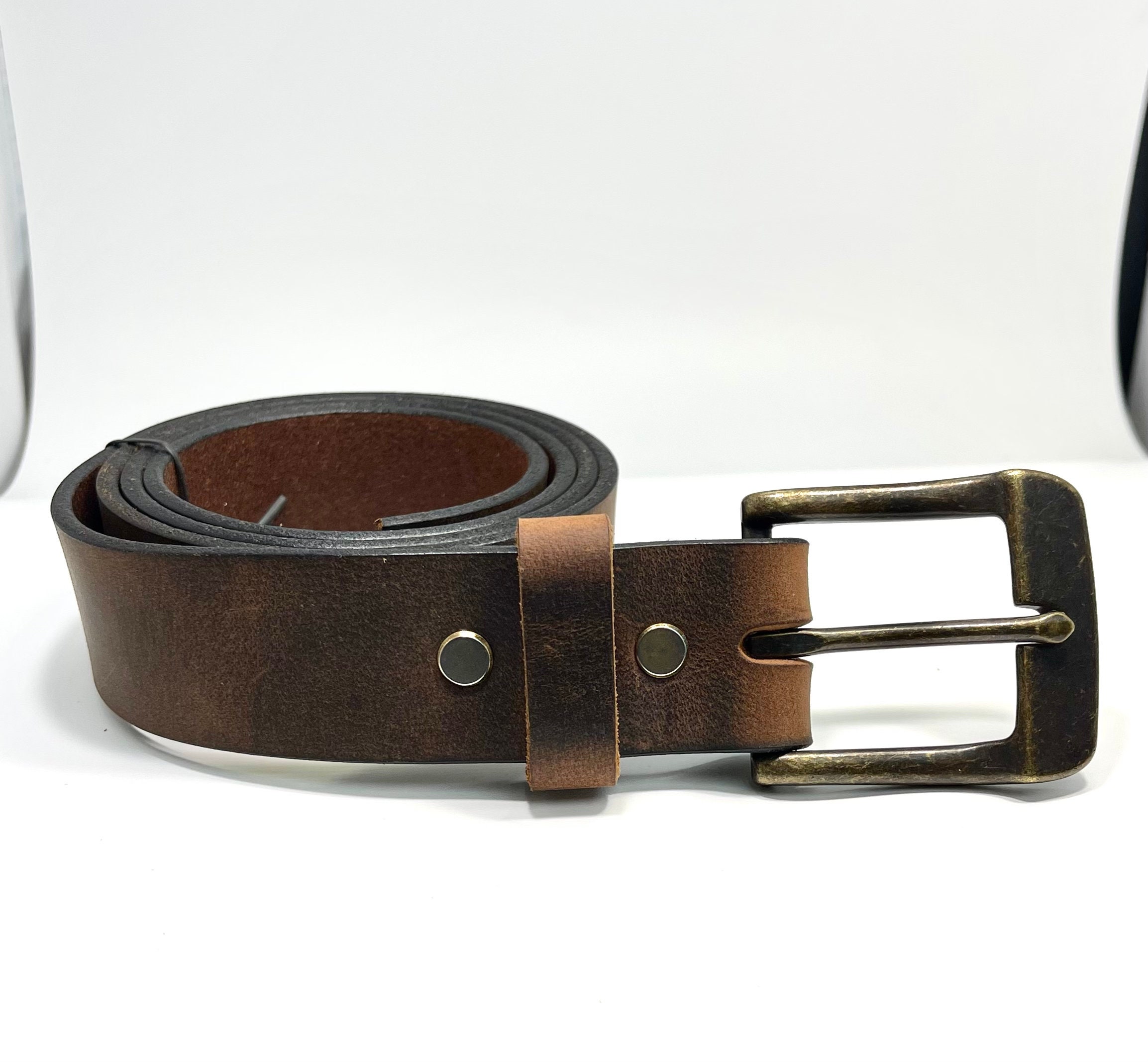 Cintura Uomo Vera Pelle Di Bufalo - Foto 8