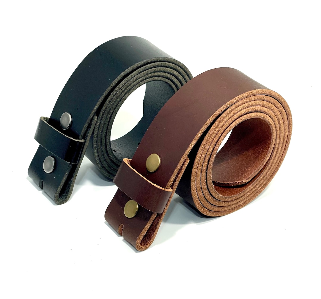 Leather Belt Without Buckle Full Grain Leather Belt With Buckle Handmade Leather Belt for Men