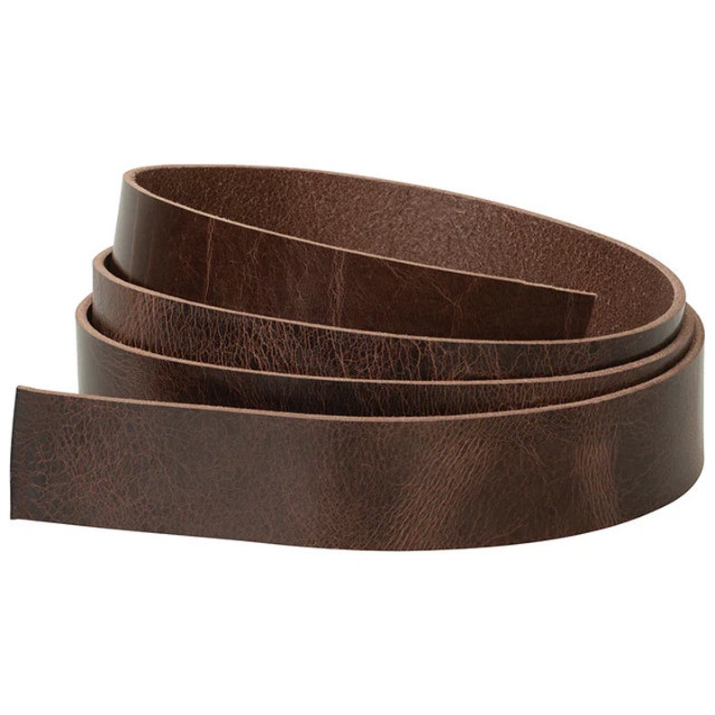 May include: A roll of brown leather strap, perfect for crafting projects.