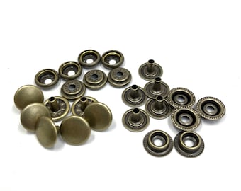Japanese Line 20 Snap Fasteners | Hasi-Hato Hardware, Leather Crafts