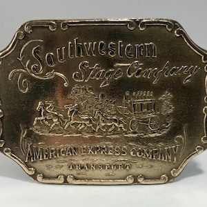 Beautiful Vintage Belt Buckle Bronze | American Express Company
