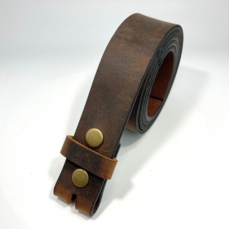 Crazy Horse Leather Belt Without Buckle  Belt for your buckle | Brown leather no buckle belt | Buffalo Leather Belt for men snap on leather beltbelt Without Buckle Buffalo Leather
leather belt
men's belts
womens belt
Western Belt Straps
brown leather