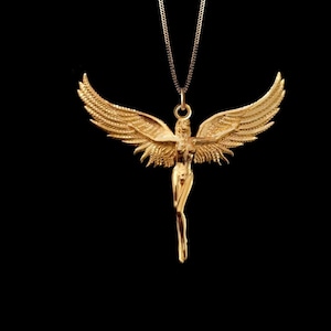 LARGE Woman Angel Pendant - Made in USA