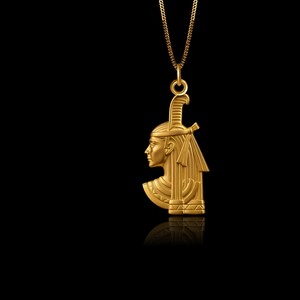 MINI Maat Egyptian Goddess Pendant (26 mm) - Made in USA