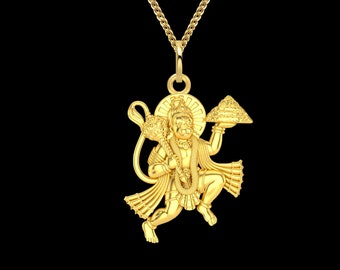 Gold Hanuman - Etsy