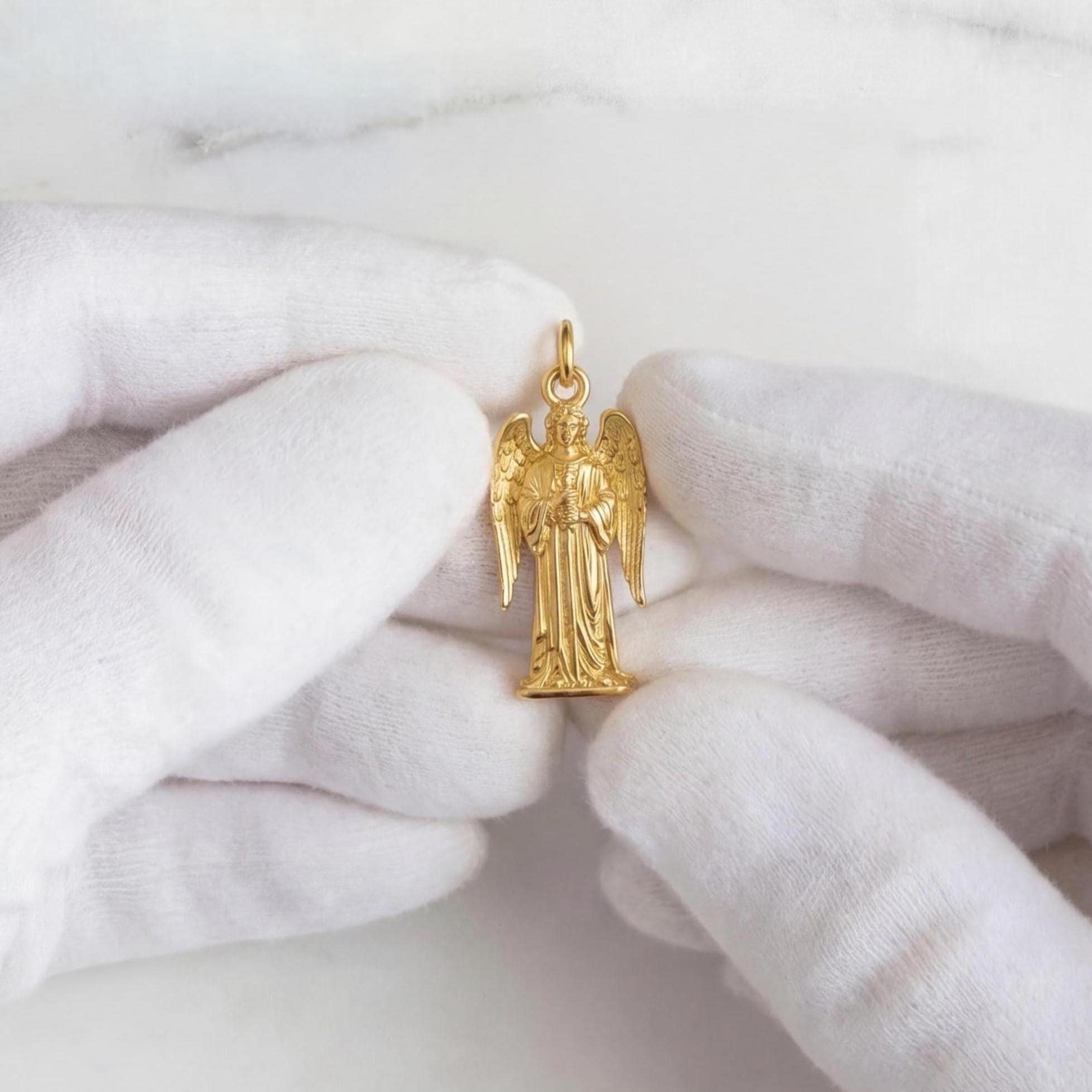 MINI Guardian Angel Pendant (26.5 Mm) | Made in USA - Etsy