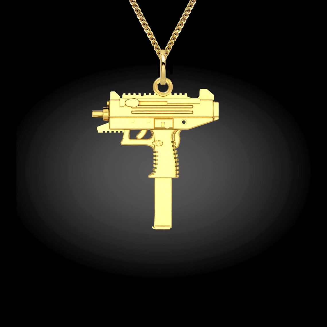 Gold uzi chain Clearance