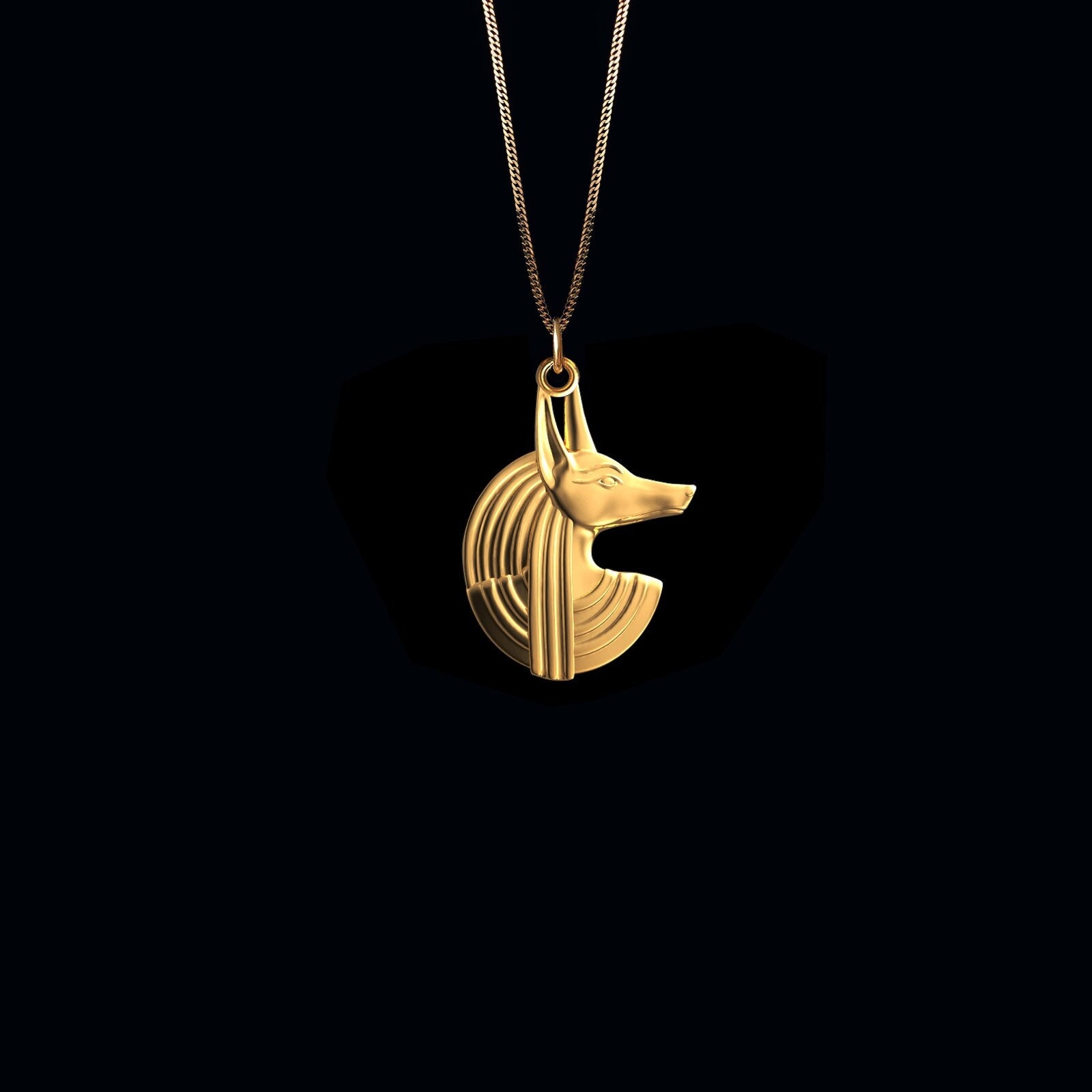 Anubis gold best sale pendant