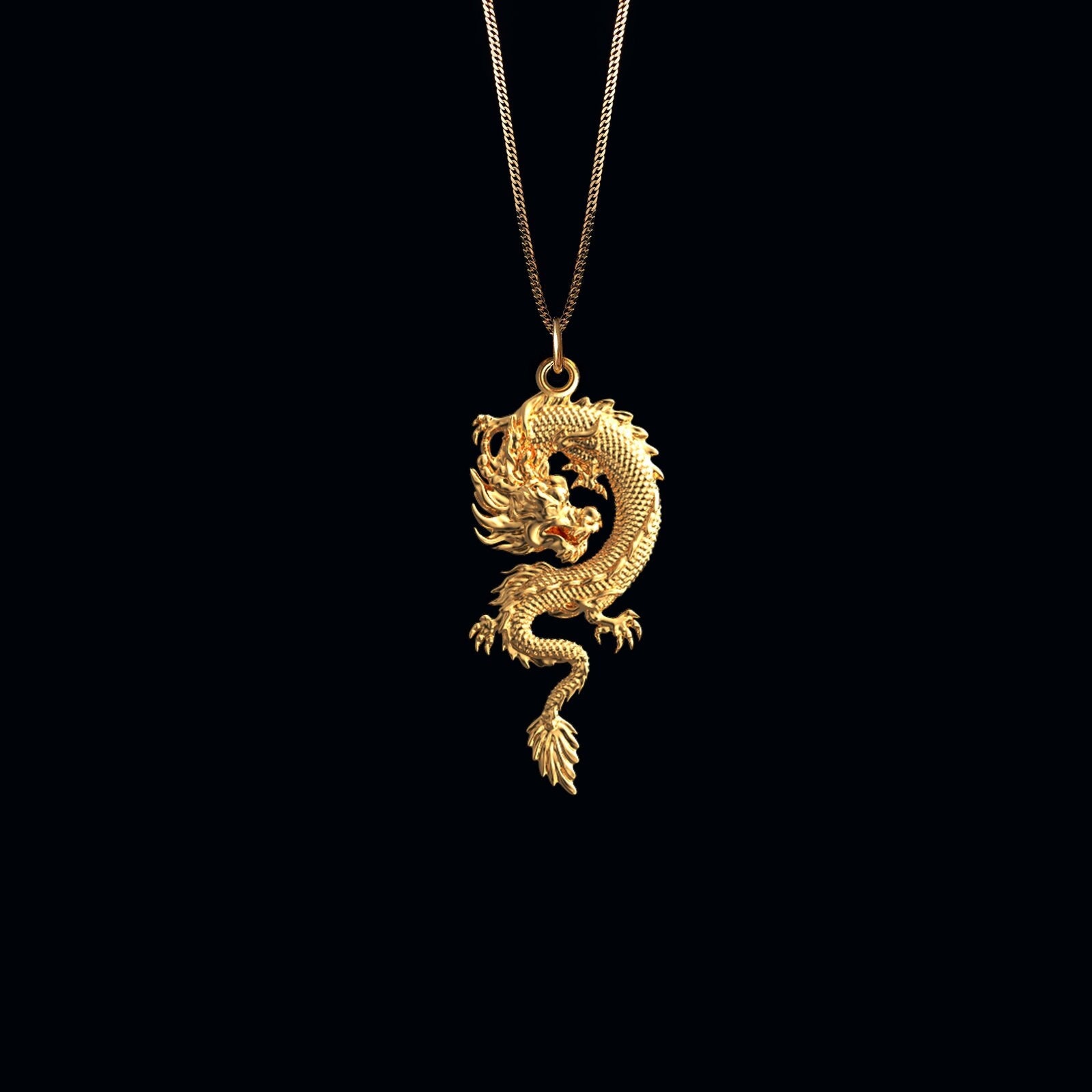 Large dragon best sale pendant