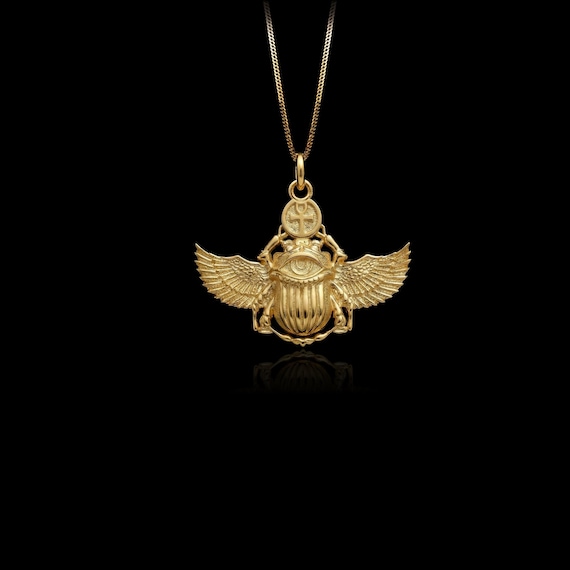 MINI Scarab Pendant (25.5 mm) - Symbol Of Rebirth & Protection | Made In USA