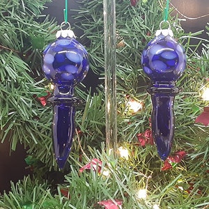 Hand Blown Ornament Pair - Christmas Ornament