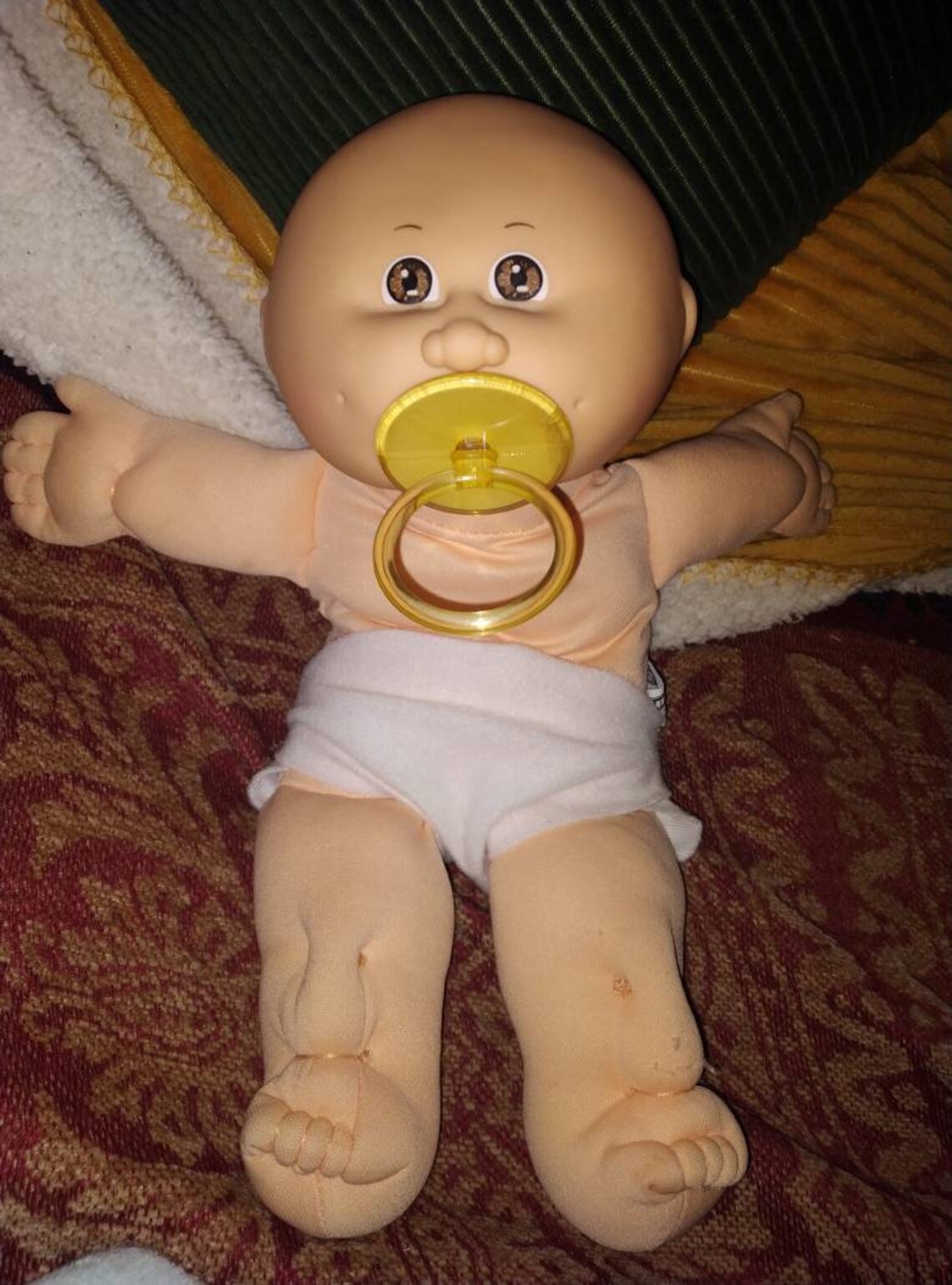 Lovely little Vintage 1980s Cabbage Patch doll baby With Dummy Etsy