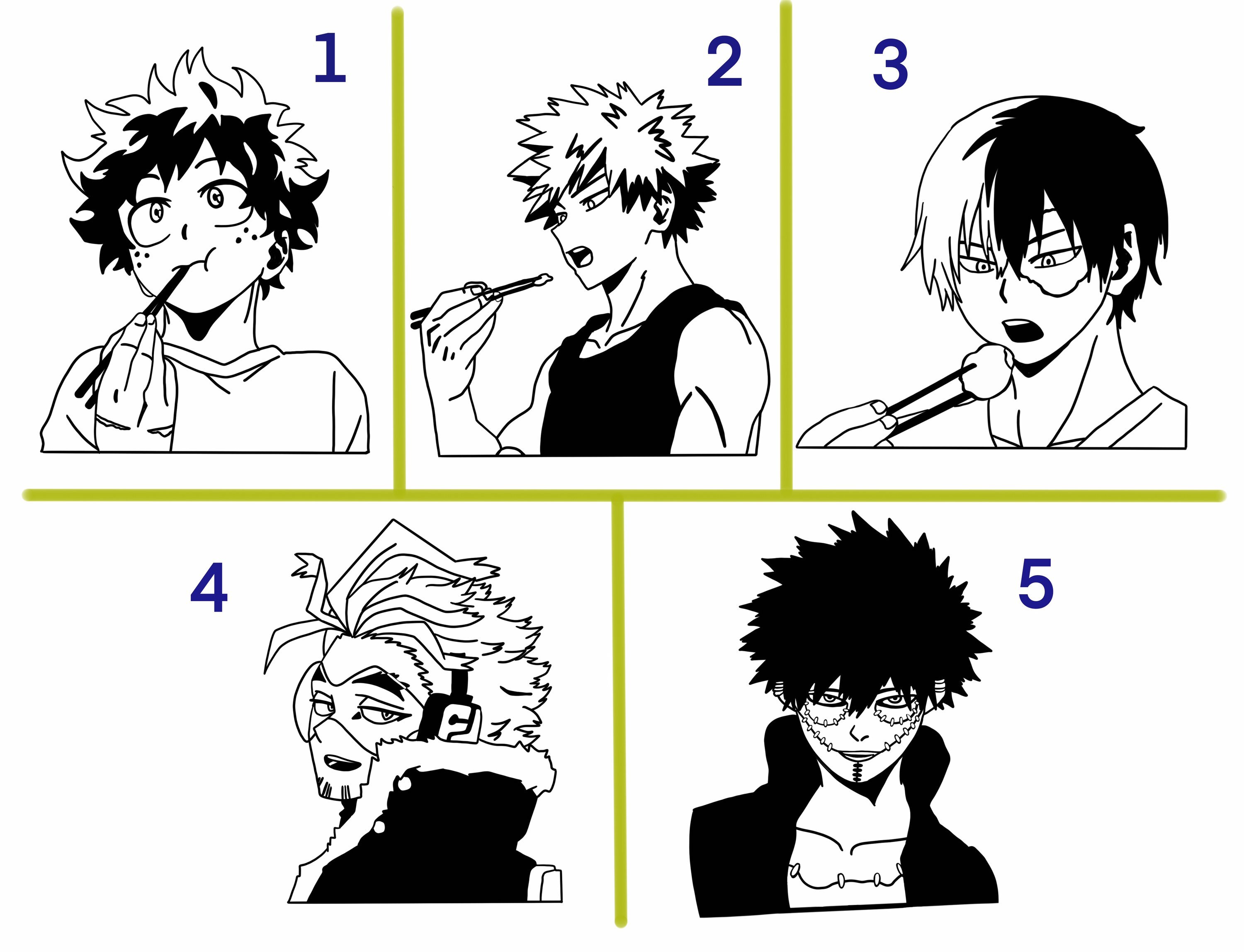 my hero academia decalsstickers etsy