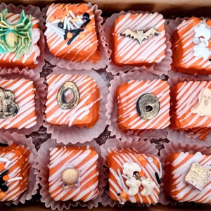 Gluten Free Halloween Fall Petit fours! Birthday Baby Children Gift Shower Party Treats Favors