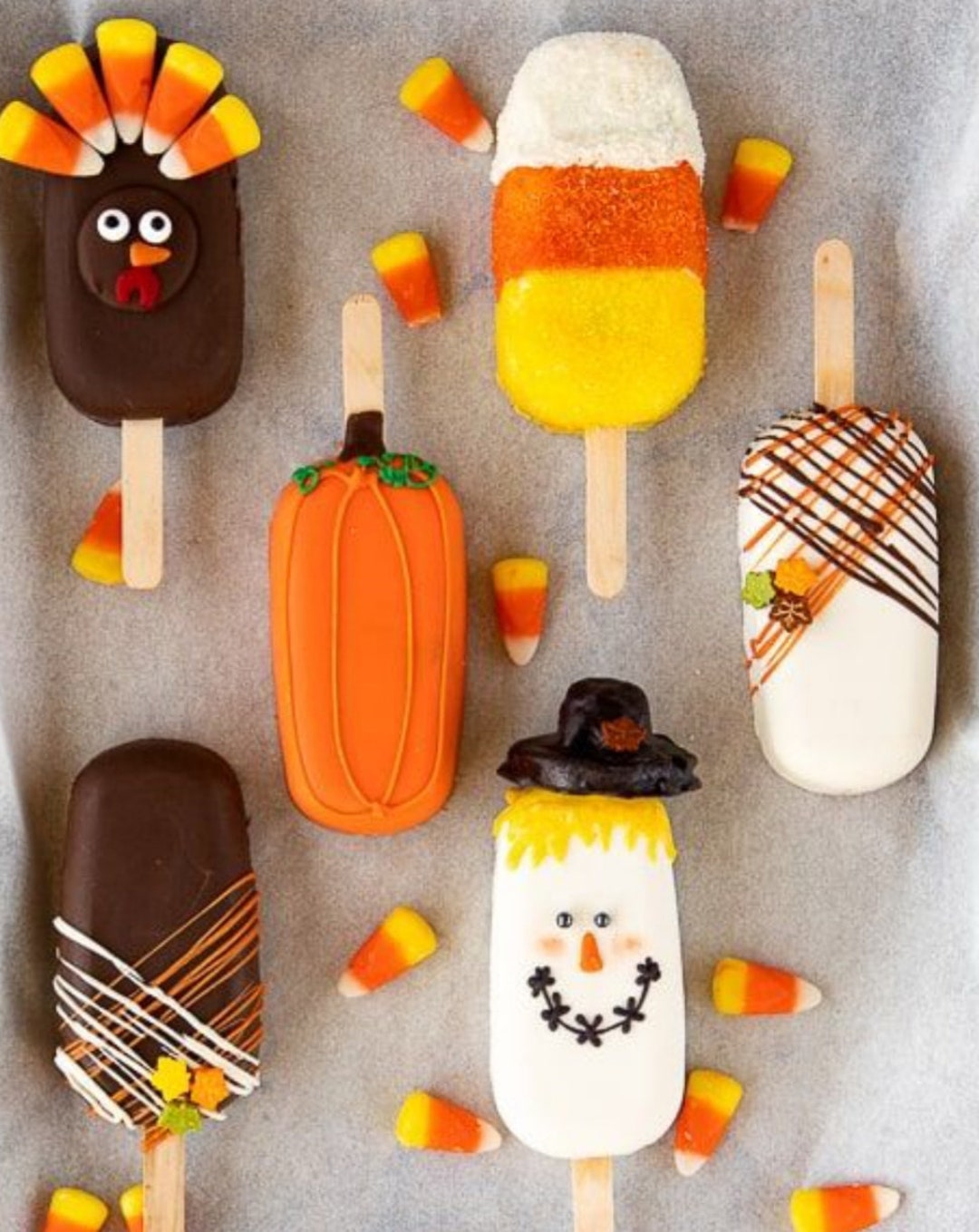Gluten Free Thanksgiving Fall Cakesicles Holiday Party Etsy