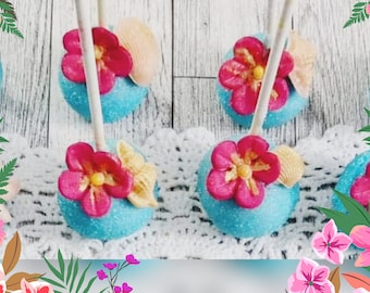 Gluten Free Hawaii Beach Cakepops Birthday Party Luau Tropical Moana Party Baby Shower