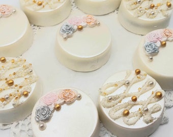 60 Piece Gluten Free Vintage Rose Party Package Bridgerton Party Treats Birthday Anniversary Holiday Gift