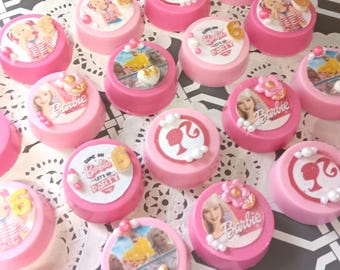 Gluten Free Barbie or  Afro Barbie Oreos  Birthday Baby Girl Party Chocolate Covered Cookies