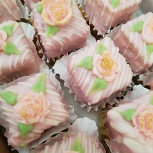 Gluten Free Petit Fours Tea Cakes Birthday Baby Shower Bridal Wedding Shower Party Mother&#39;s Day Mom