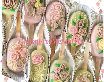 Gluten Free Rose Flowers Cakesicles Mother Sister Birthday Grandparents Sweet 16