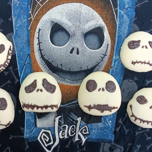 Gluten Free Halloween Nightmare Jack Peanut Butter Caramel Cake Filled Chocolate Party Birthday Gift