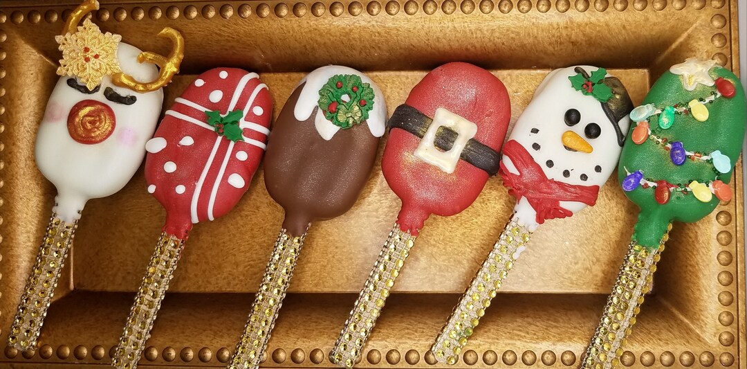 Gluten Free Santa Present Elf Cakesicles Christmas New Years Holidays