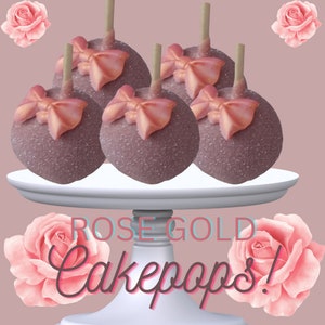 Gluten Free Baby Pink Cakepops For Birthday Party Dessert Tables Weddings  Bridal Showers Party Favors Baby Showers