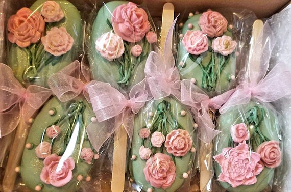 Gluten Free Rose Cakesicles, Birthday, Wedding (Set of 6)