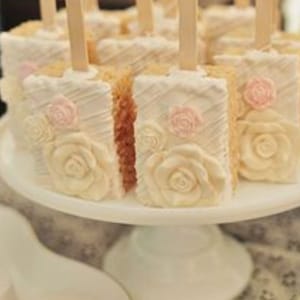 Gluten Free Rice Crispy Treats Birthday Party Baby Shower Wedding Anniversary Rose&#39;s You Choose
