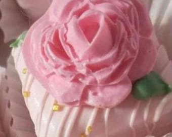Gluten Free Fondant Roses Birthday Anniversary Decorations Cake Cookies