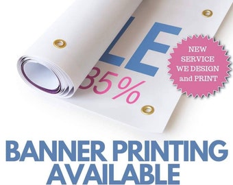 Banner printing, high quality, full colour. Full design service. Fast dispatch. Ready to display.