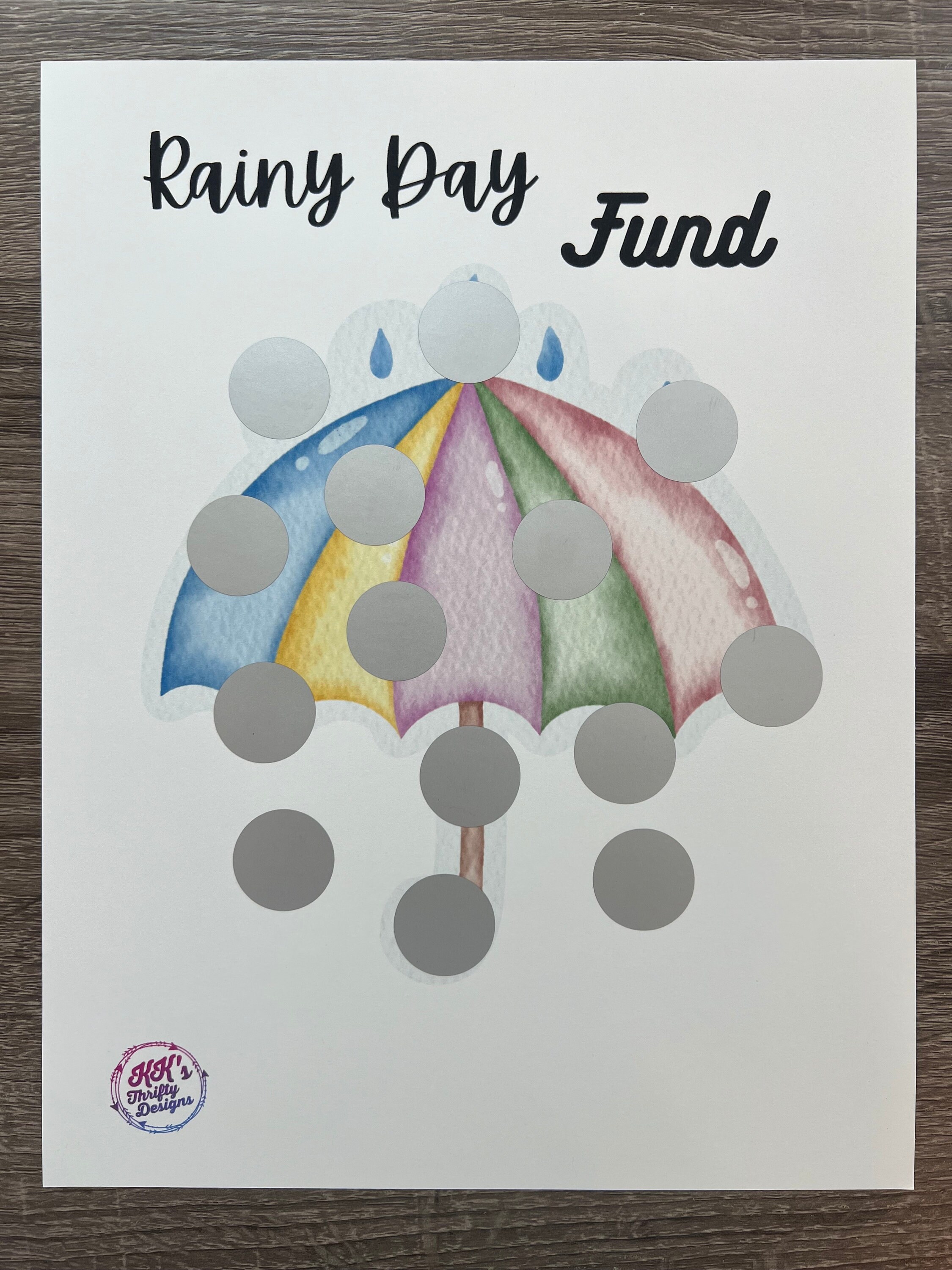 Rainy Day Savings - Etsy