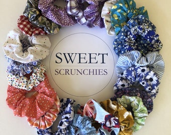 Make Your Own Custom Pack of Scrunchies! Gift ideas, Handmade Scrunchies, Custom Pack