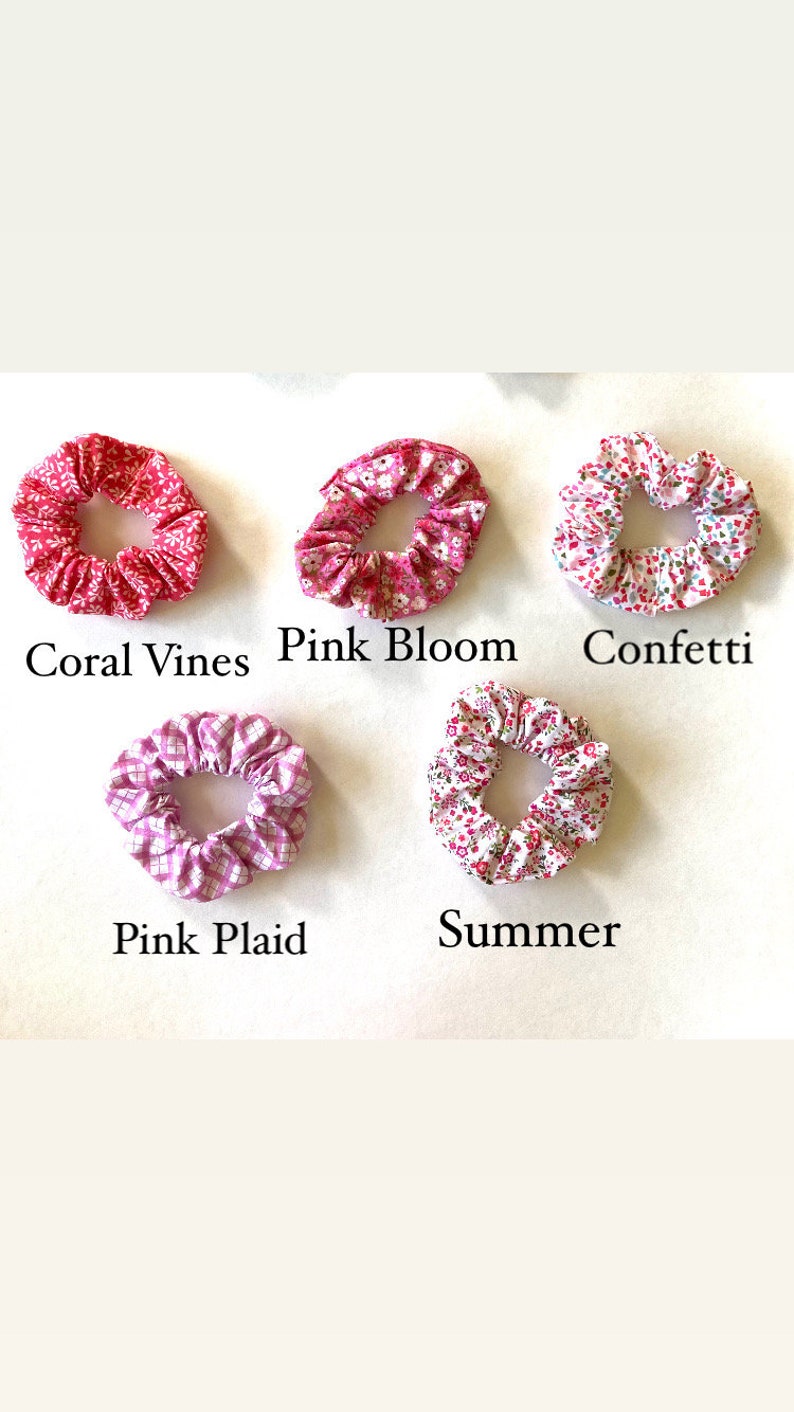 Make Your Own Custom Pack of Scrunchies Gift ideas, Handmade Scrunchies, Custom Pack image 9