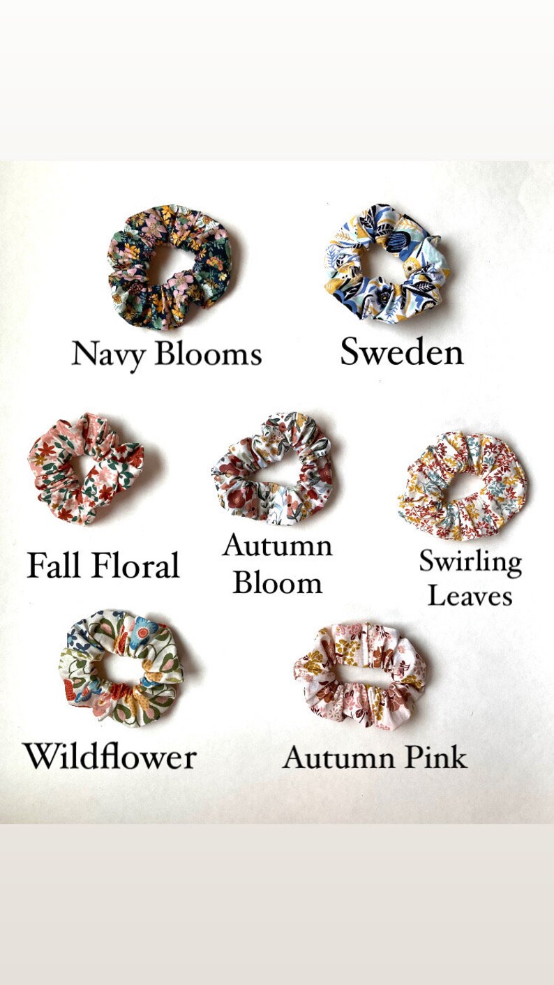 Make Your Own Custom Pack of Scrunchies Gift ideas, Handmade Scrunchies, Custom Pack image 6